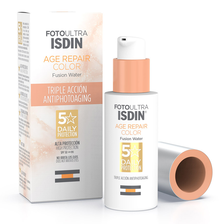 ISDIN PROTECTOR SOLAR FACIAL FOTOULTRA AGE REPAIR COLOR FPS 50 X 50 ML.